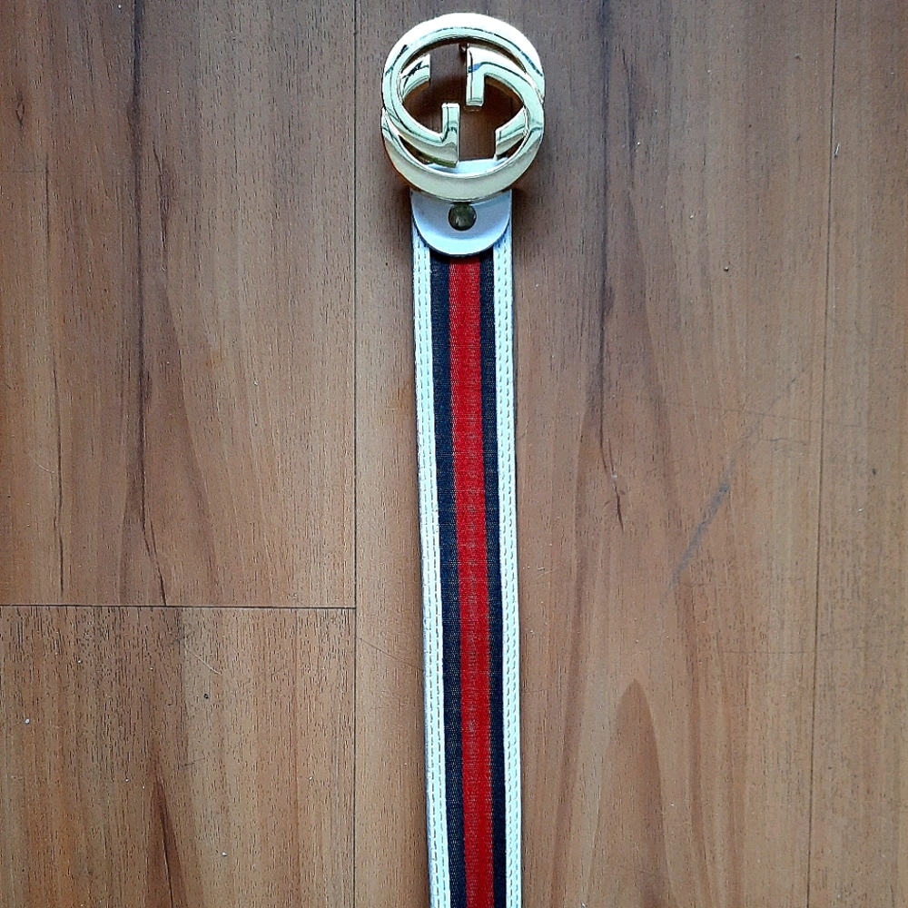 Gucci Unisex Genuine Leather Belt